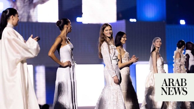 Models Candice Huffine, Imaan Hammam attend Qatar Fashion United in Doha 