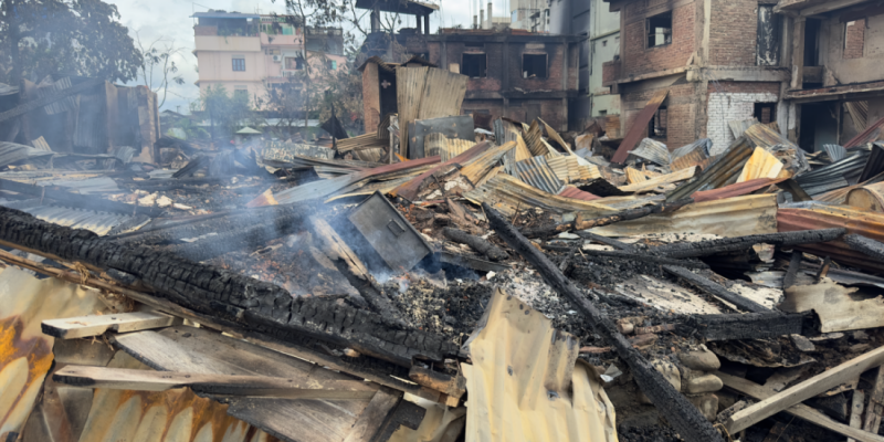 Manipur: Fire Destroys 17 Homes in Imphal West’s Multicultural Neighbourhood